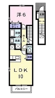 ラフレシ－ルBの間取り画像