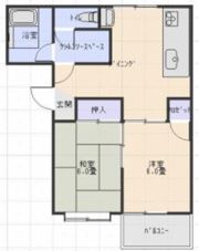メゾンレリヤⅡ Aの間取り画像