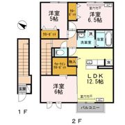 Dーroom小矢部 C棟の間取り画像