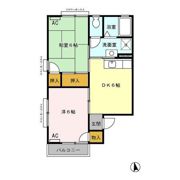 セジュール エム Bの間取り画像