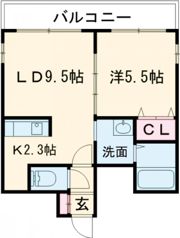 A BOND westの間取り画像