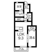 ファーストタウン上堂の間取り画像