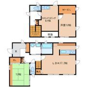 長田町貸家の間取り画像