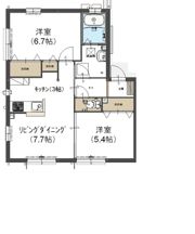 エル白水池の間取り画像