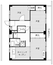 ビレッジハウス郷地2号棟の間取り画像