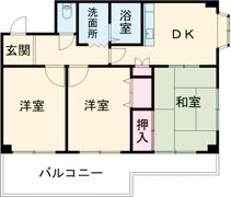 ローズホールの間取り画像