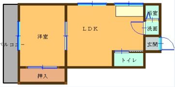 味村マンションの間取り画像