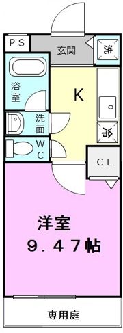 キーウィ荘の間取り画像