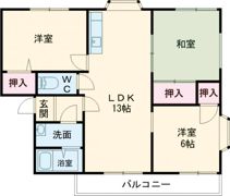 ハーミテージの間取り画像