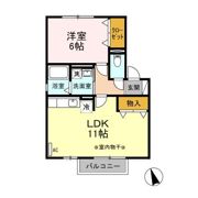 ヴィルセーヌ A/Bの間取り画像