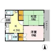コーポ森山の間取り画像