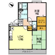 ドミール岡山手の間取り画像