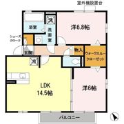 リビングタウン州見台 D棟の間取り画像