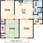 コゥジィコートAの間取り画像