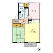 セジュール花見東Ⅰの間取り画像