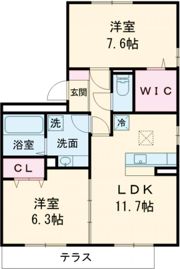 グランスイートの間取り画像