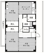 ビレッジハウス善部4号棟の間取り画像