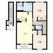 フェリア山崎の間取り画像