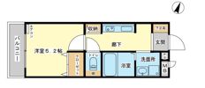 ハイツ中浜の間取り画像