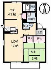 リベラ太田 B棟の間取り画像