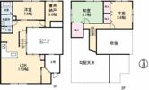 徳芳貸家 1号室の間取り画像