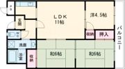 ハピネス39の間取り画像