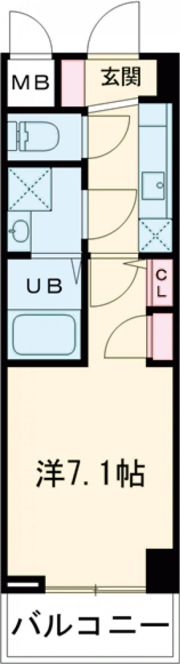 S-RESIDENCE高井田Central（セントラル）の間取り画像
