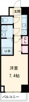 S-RESIDENCE高井田Central（セントラル）の間取り画像