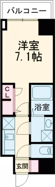 S-RESIDENCE高井田Central（セントラル）の間取り画像