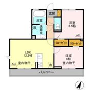 コートイーリスの間取り画像