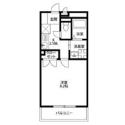 アンプルールフェールきたじまの間取り画像