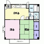 ハイツ有馬川の間取り画像