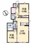 アプリコット Ⅲ棟の間取り画像
