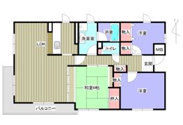 苔水庵マンションの間取り画像