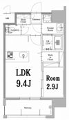 エンクレスト天神LARKの間取り画像
