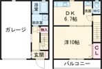 サンホークスの間取り画像