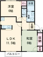 ムーンリバーハイツの間取り画像