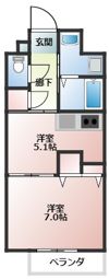際波フォレストウインズの間取り画像