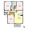 セジュールポム Aの間取り画像