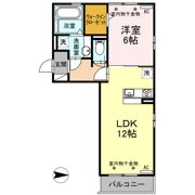 ガーネットの間取り画像