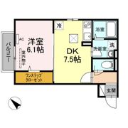 フレンズ多治米の間取り画像