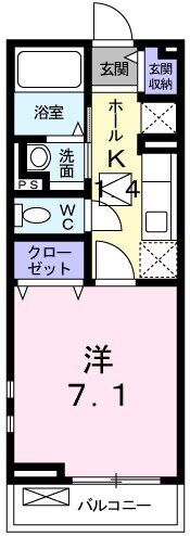 サニーコートの間取り画像