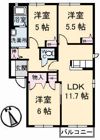 メゾンドソレイユ 3番館の間取り画像