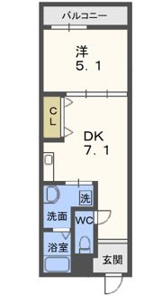 フジパレス堺なかもずⅢ番館の間取り画像