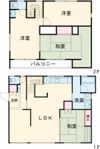 緑が丘5条3丁目戸建の間取り画像