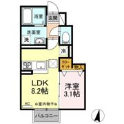 The海津の間取り画像