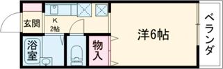 セジュール祗園の間取り画像