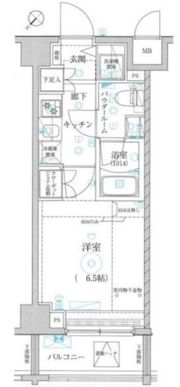 レアライズ立川の間取り画像
