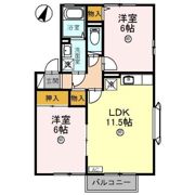 グリーンコートの間取り画像