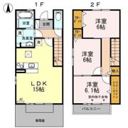 カーサ フィオーレ B棟の間取り画像